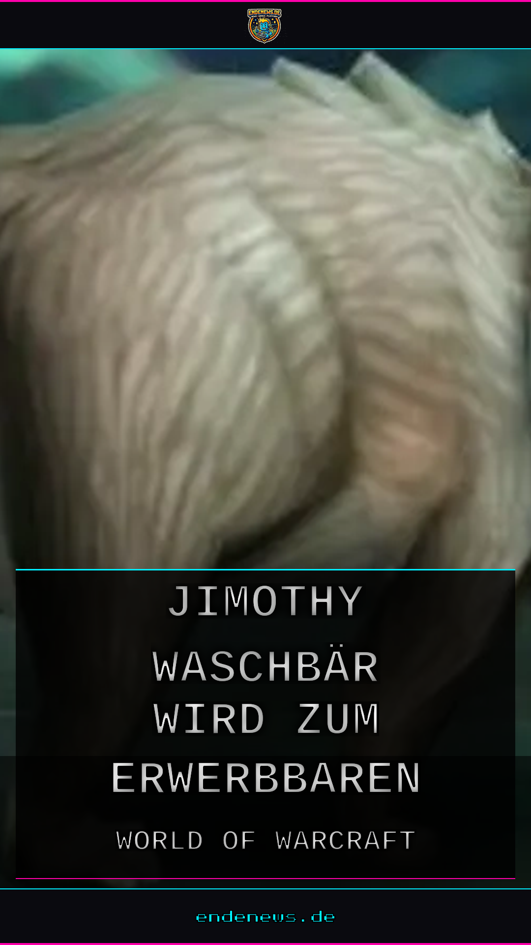 Jimothy der Waschbär wird zum erwerbbaren WoW-Begleiter