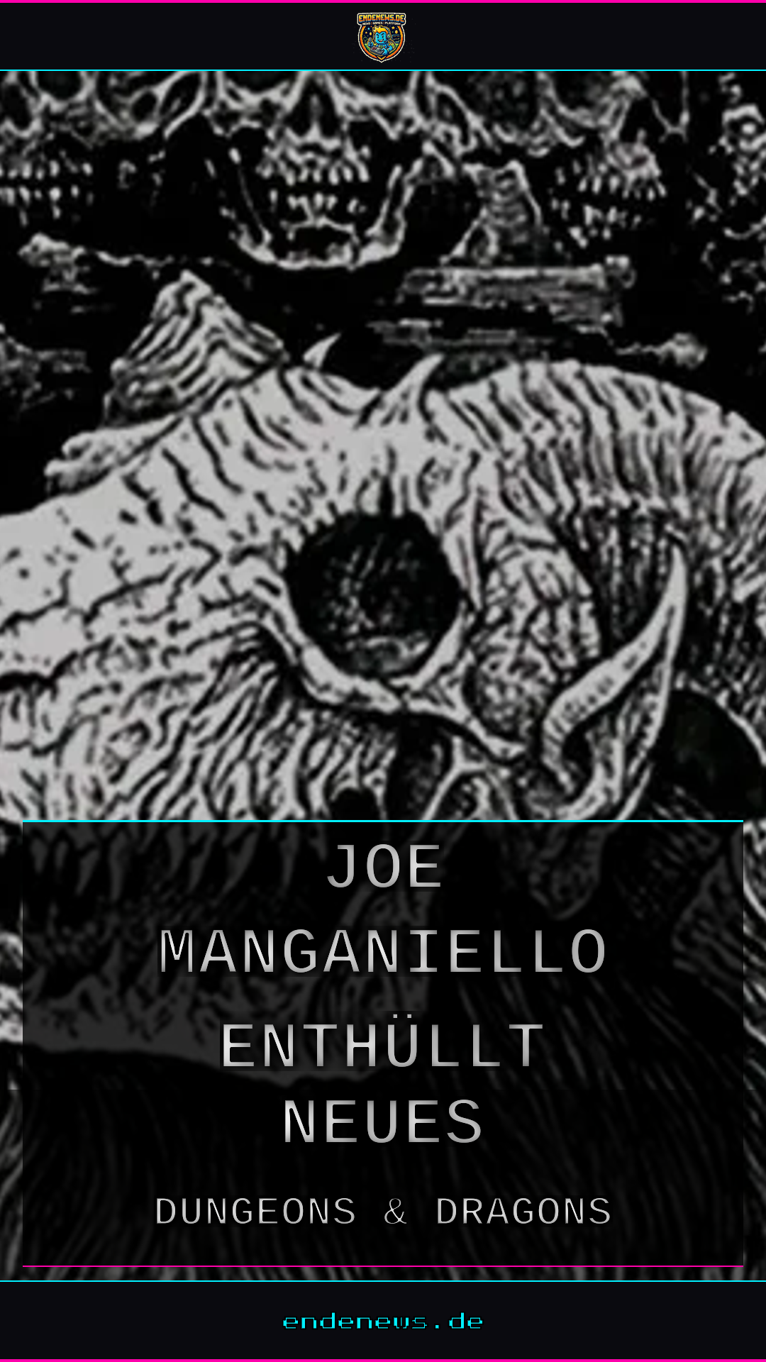 Joe Manganiello enthüllt neues offizielles D&D-Setting, dunkel, schwer und heavy metal