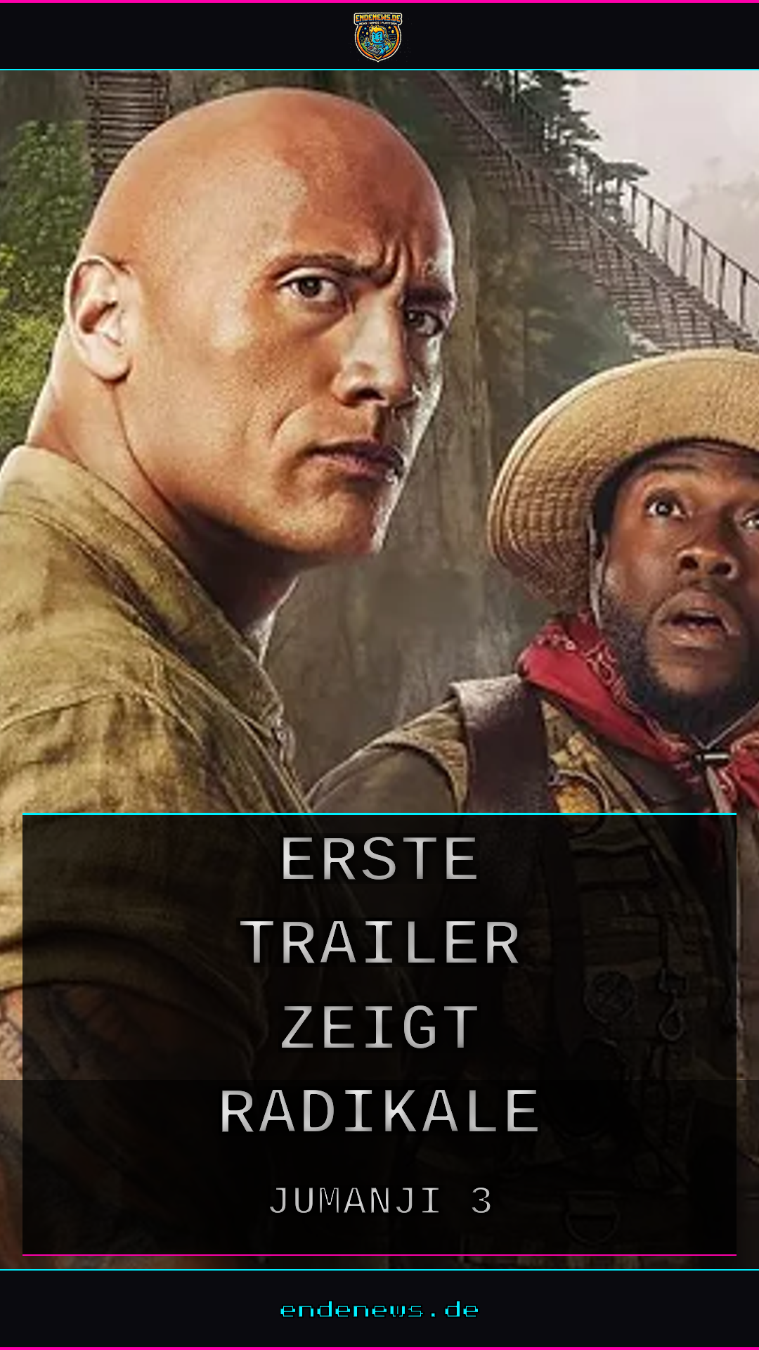 Jumanji 3: Der erste Trailer zeigt eine radikale Neuausrichtung