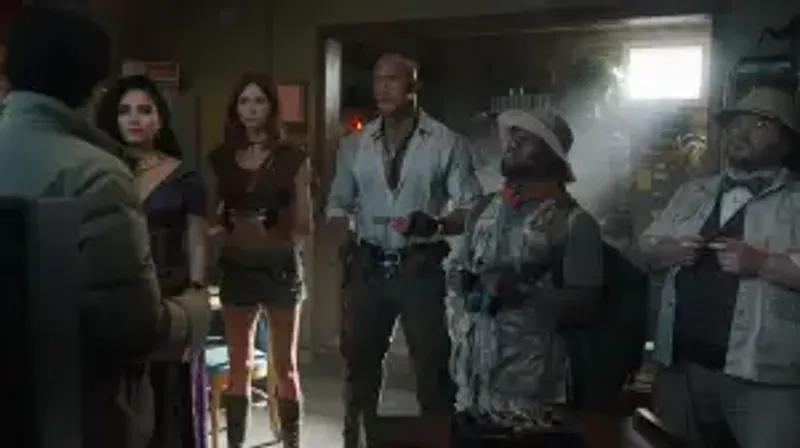 Jumanji: Open World, Der letzte Würfelwurf im Trailer