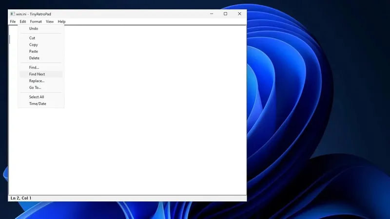Kein Bloat, kein Telemetrie-Müll: Ex-Microsoft-Entwickler erschafft Notepad-Klon in 2.686 Bytes