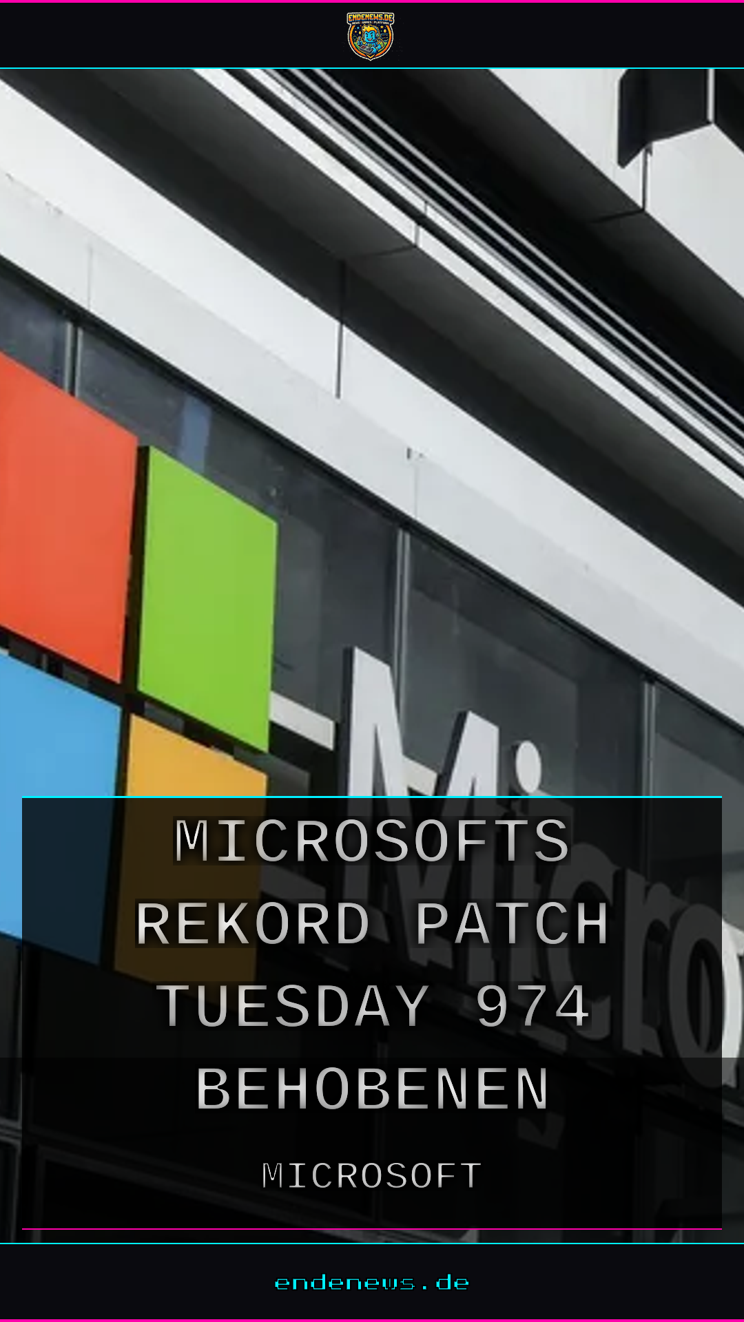KI-Sicherheit: Microsofts Rekord-Patch-Tuesday mit 974 behobenen Lücken