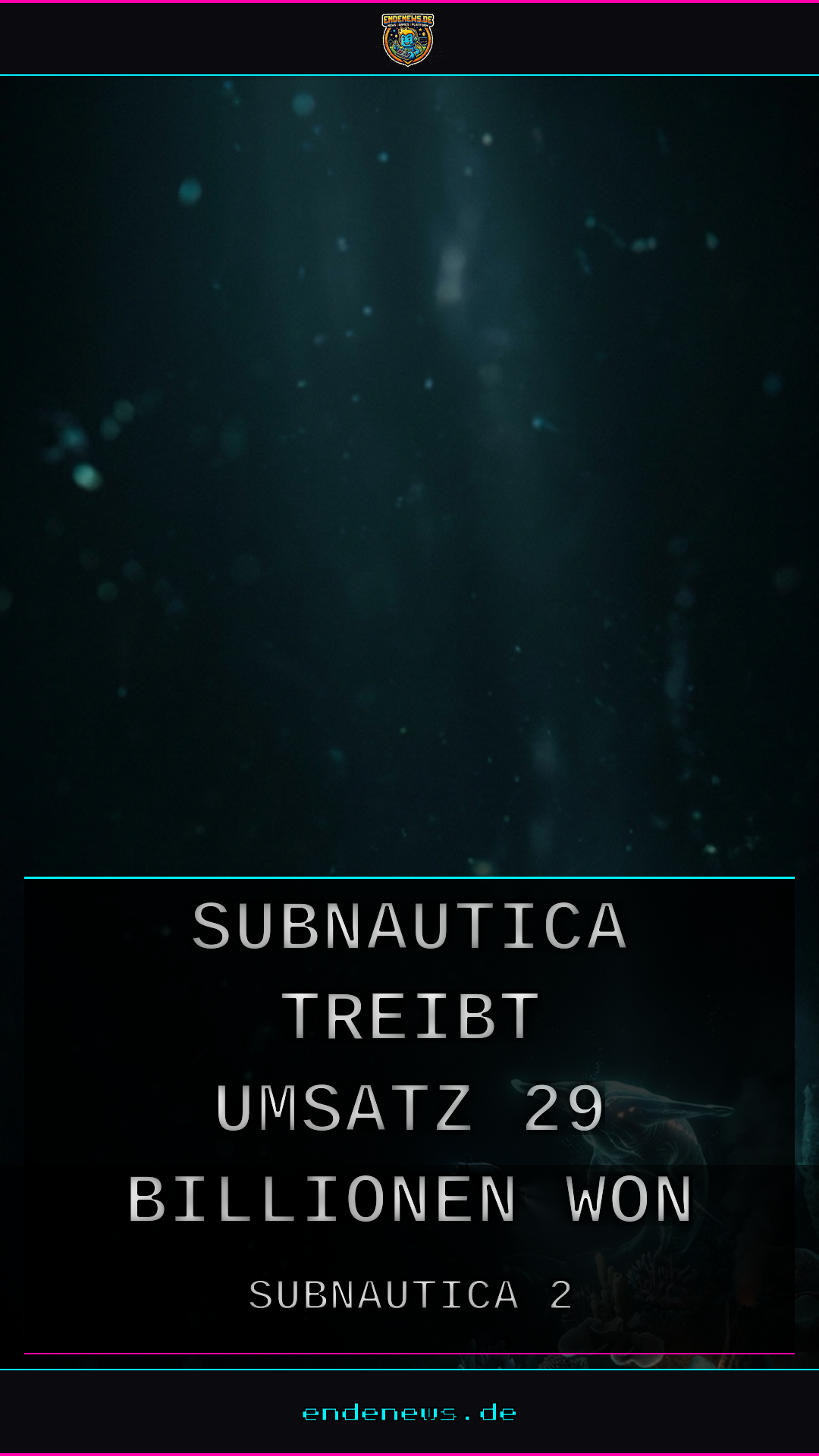 Krafton Q2 2026: Subnautica 2 treibt Umsatz auf 1,29 Billionen Won