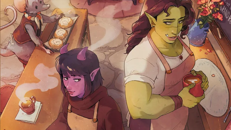 Legends & Lattes: Cozy-Graphic-Novel erscheint im Oktober