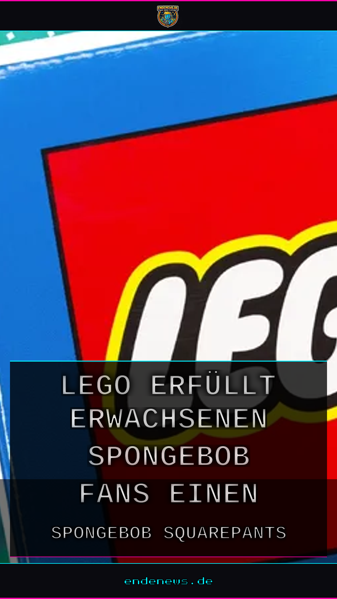 Lego erfüllt erwachsenen SpongeBob-Fans einen riesigen Traum
