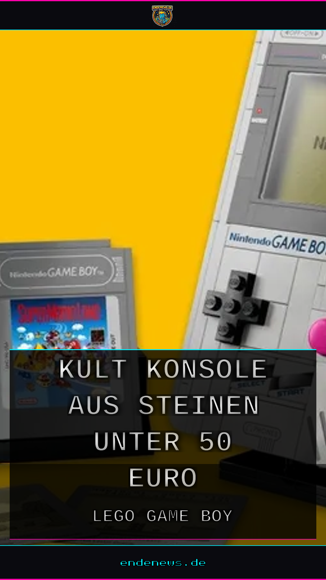 Lego Game Boy im Angebot: Kult-Konsole aus Steinen für unter 50 Euro