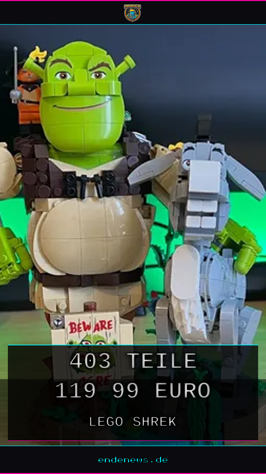 LEGO Shrek 72423 im Check: 1.403 Teile, 119,99 Euro