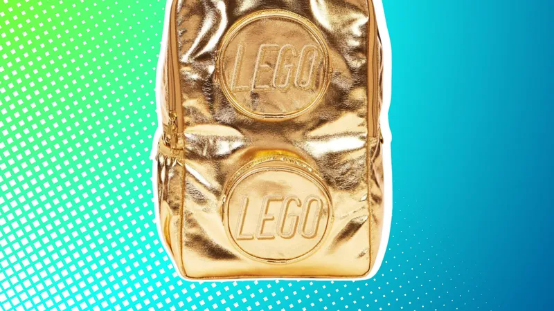 LEGO Stein-Rucksack in Gold: 50 Prozent Rabatt im Ausverkauf