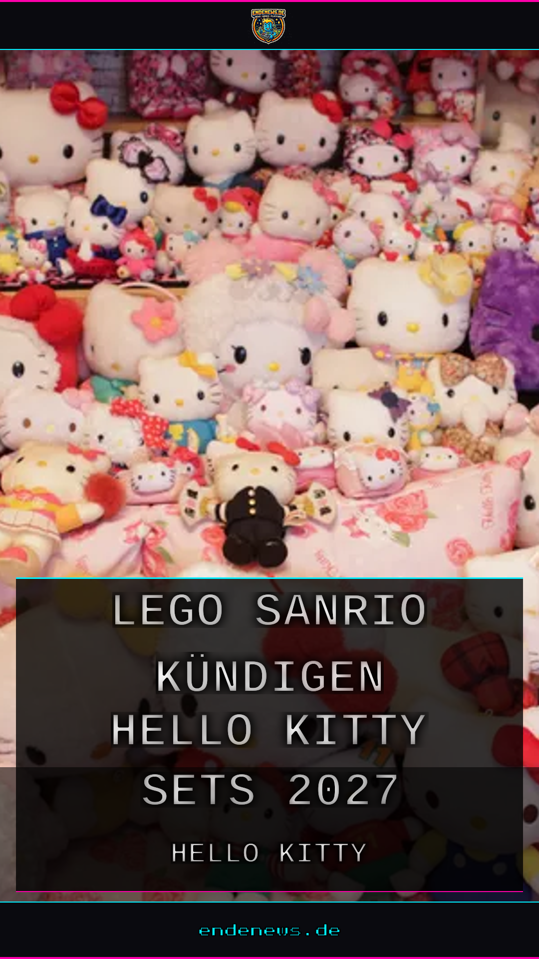 LEGO und Sanrio kündigen Hello Kitty-Sets für 2027 an