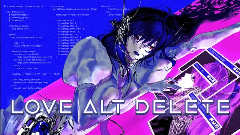LOVE alt delete: Horror-Dating mit KI-Chatbots im Y2K-Look