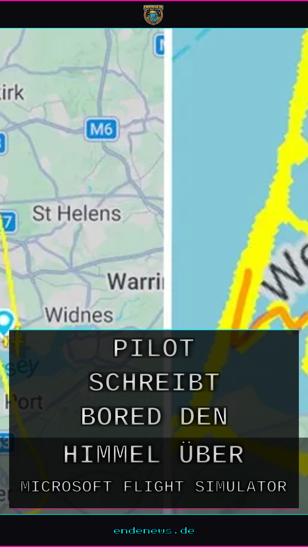 Luftfahrt-Vibe: Pilot schreibt „I’m Bored“ in den Himmel über England