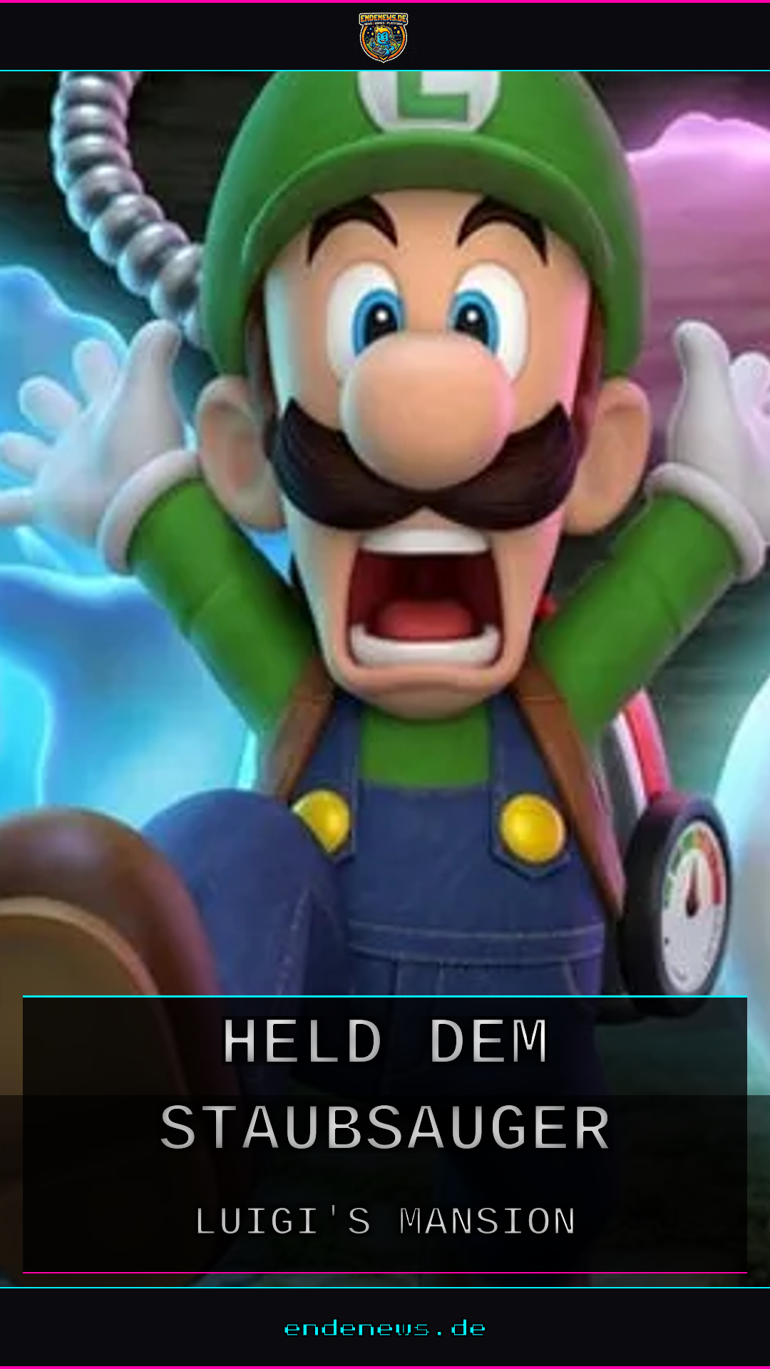 Luigi's Mansion wird 25: Der Held mit dem Staubsauger
