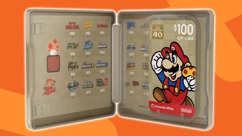 Mario feiert 40 Jahre: Nintendo legt eine kostenlose Sammler-Hülle zu eShop-Karten bei