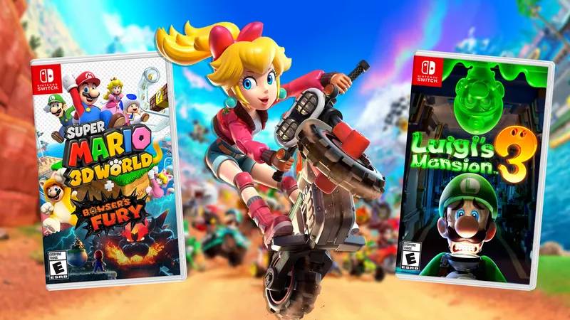 Mario-Mania im Angebot: Switch-Hits wie **Splatoon 3** und **Mario Kart 8 Deluxe** reduziert!
