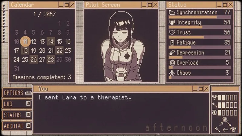 Mech-Pilotin aufziehen statt Vater-Tochter-Klischee: „Valkyrie Iteration: Mecha Pilot Raising Pocket Simulator“ im Visual-Novel-Fieber