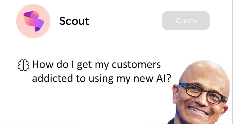 Microsofts KI Scout: Interner Leak enthüllt Sucht-Strategie, Nadella spielt den Ahnungslosen