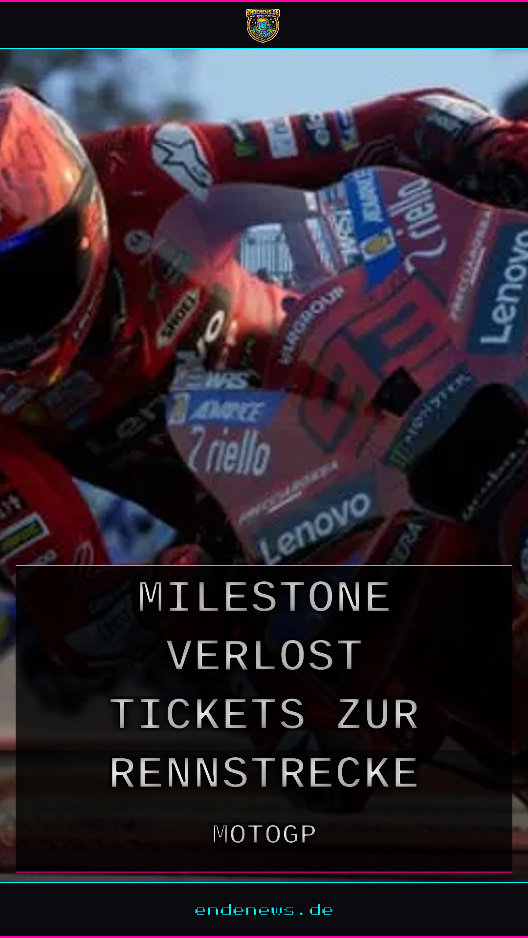 MotoGP am Sachsenring: Milestone verlost 2 Tickets zur Rennstrecke