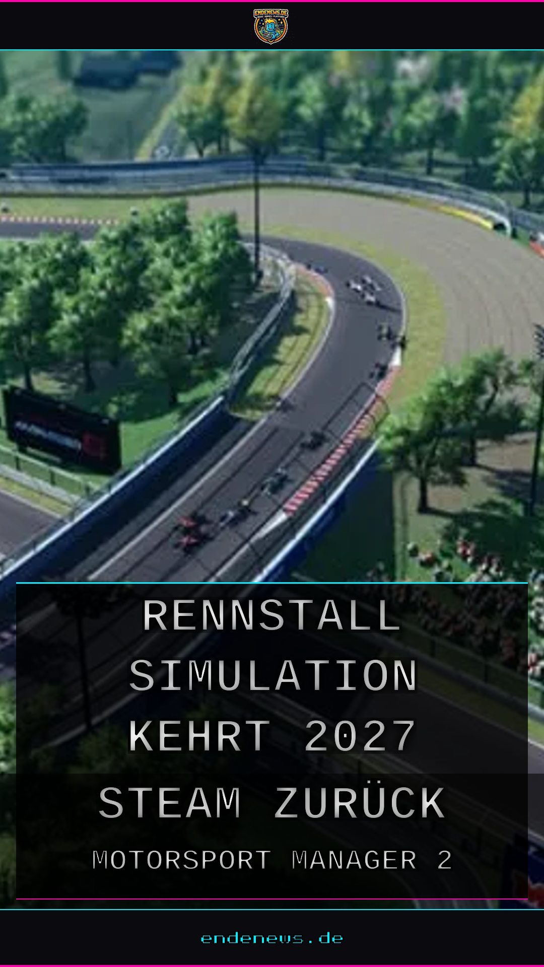 Motorsport Manager 2: Rennstall-Simulation kehrt 2027 auf Steam zurück