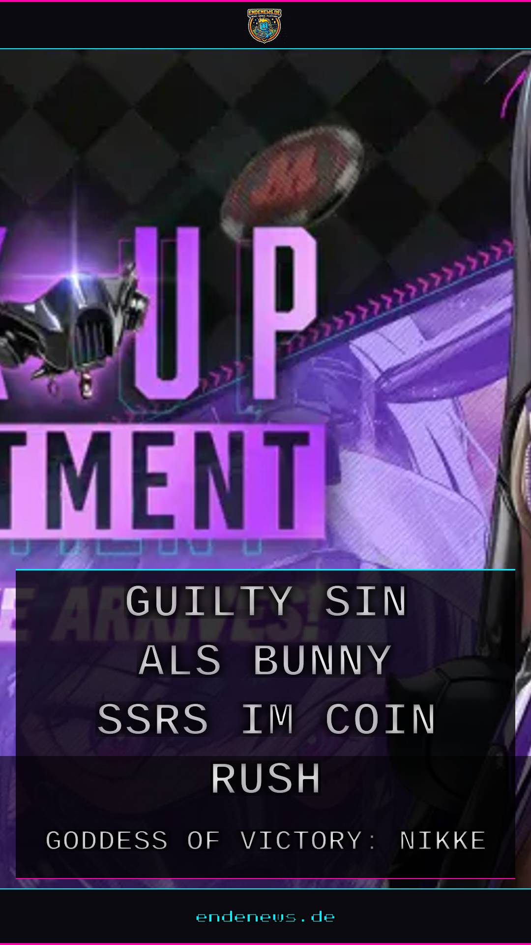 NIKKE: Guilty und Sin als Bunny-SSRs im Coin Rush Showdown