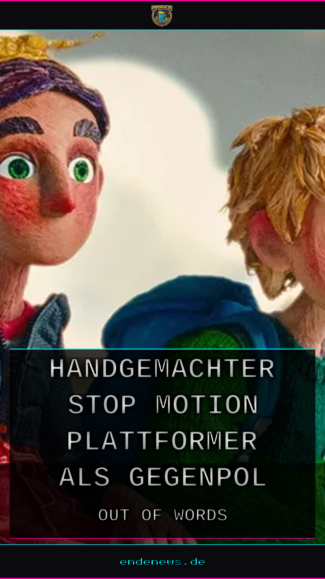 Out of Words: Ein handgemachter Stop-Motion-Plattformer als Gegenpol zur KI-Flut