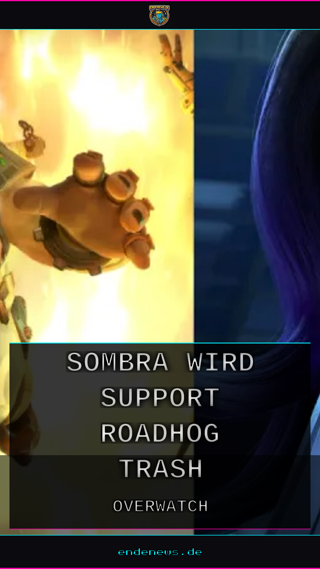 Overwatch: Sombra wird Support, Roadhog mit Trash Compactor