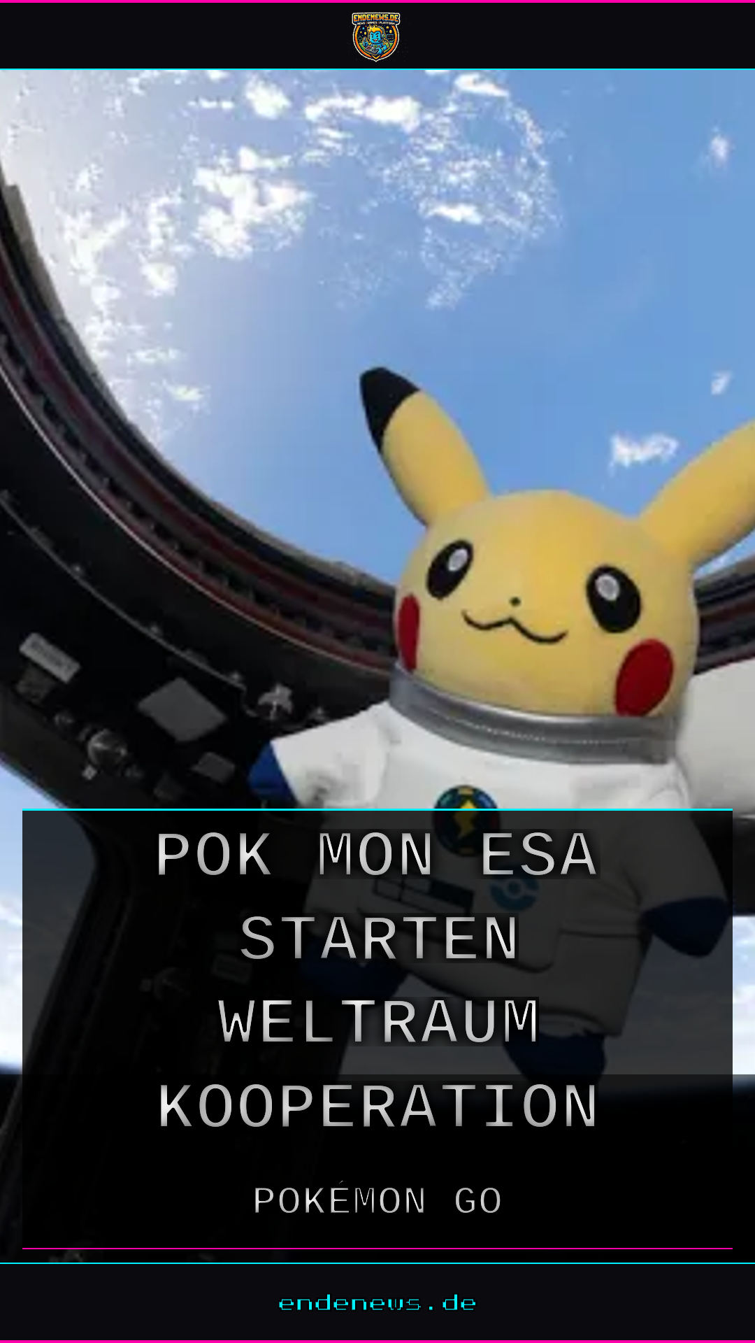 Pikachu im All: Pokémon und ESA starten Weltraum-Kooperation