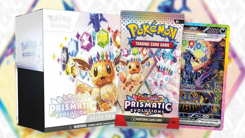 Pokémon TCG: Prismatic Evolutions, ETBs bei Amazon zurück, unter Marktpreis