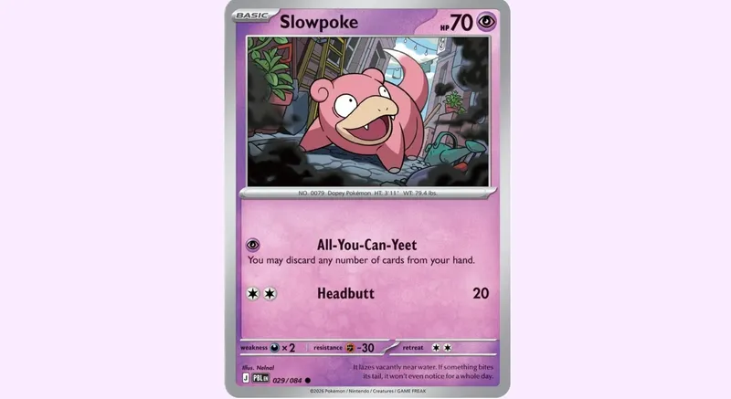 Pokémon TCG: Slowpoke bringt den „All-You-Can-Yeet“-Move ins Spiel