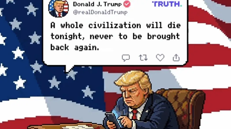 Polit-Satire im Retro-Look: Trump-RPG erobert Washington D.C.