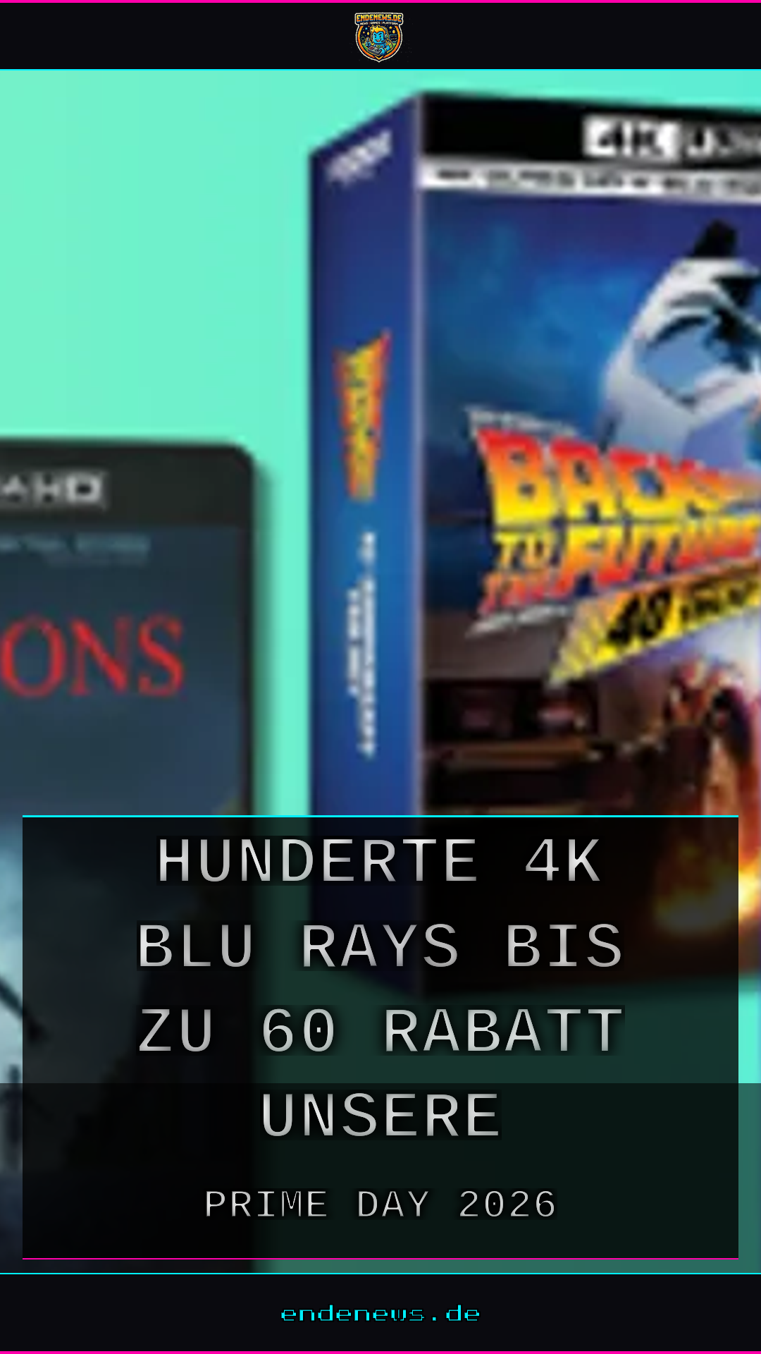 Prime Day 2026: Hunderte 4K-Blu-rays mit bis zu 60% Rabatt, unsere Highlights