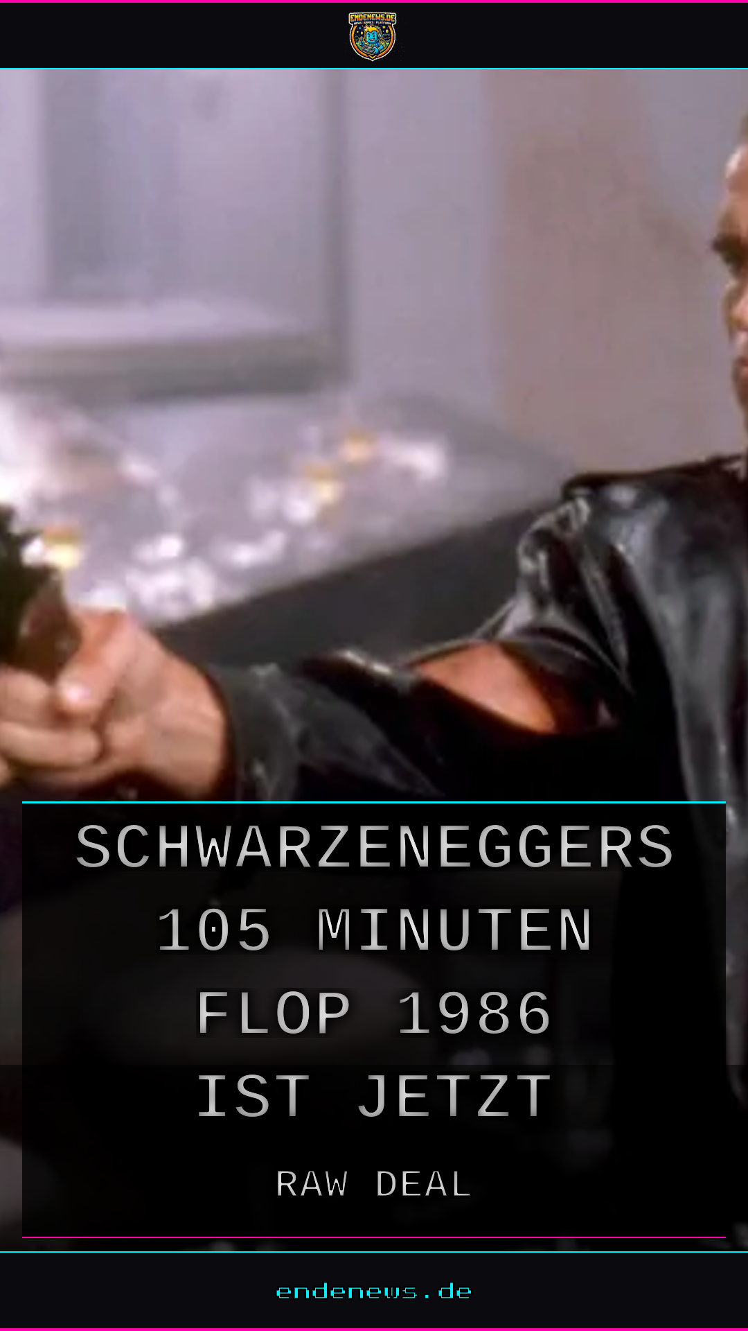 'Raw Deal' frei verfügbar: Schwarzeneggers 105-Minuten-Flop von 1986 ist jetzt offiziell kostenlos