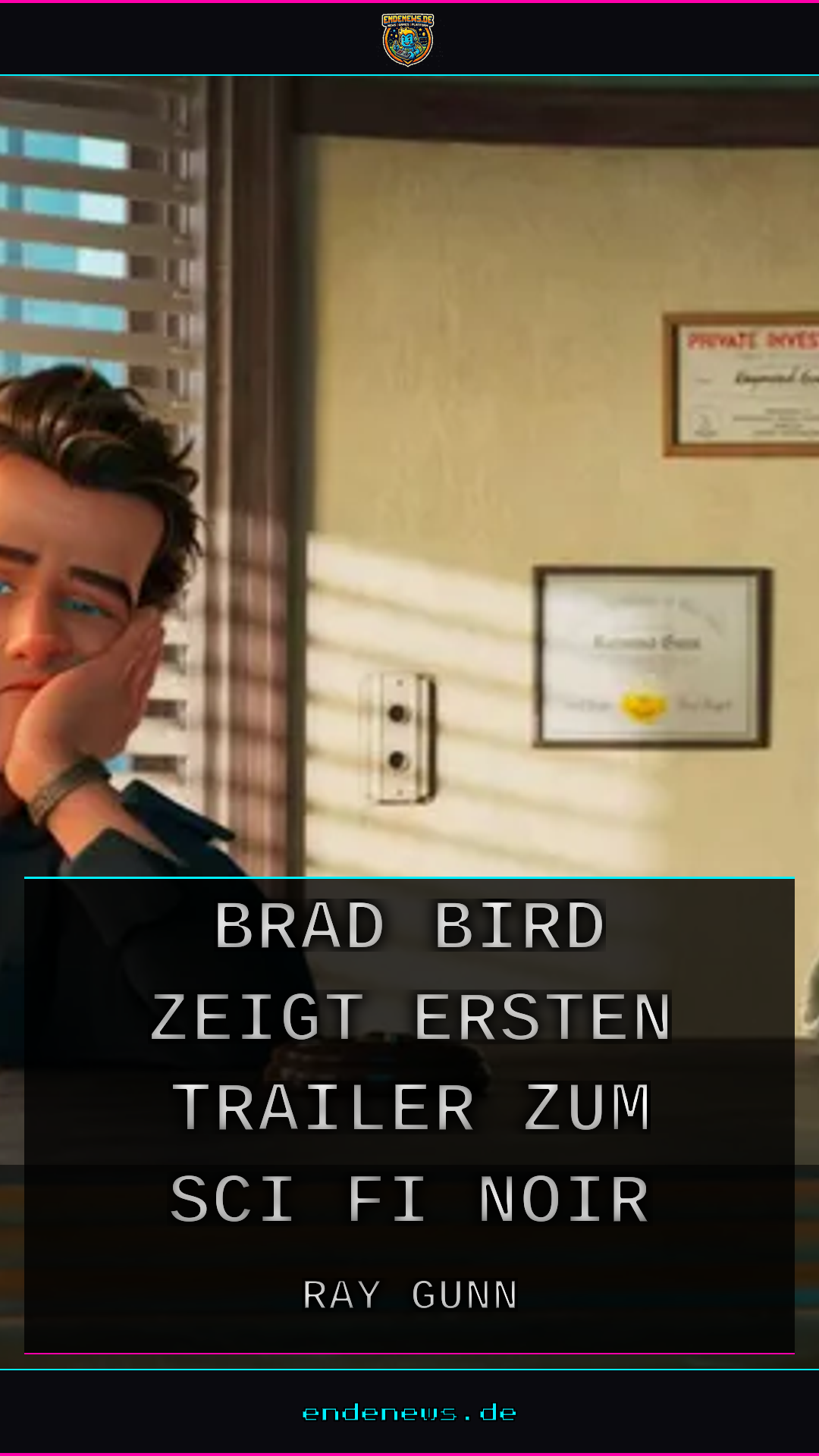 Ray Gunn: Brad Bird zeigt ersten Trailer zum Sci-Fi-Noir