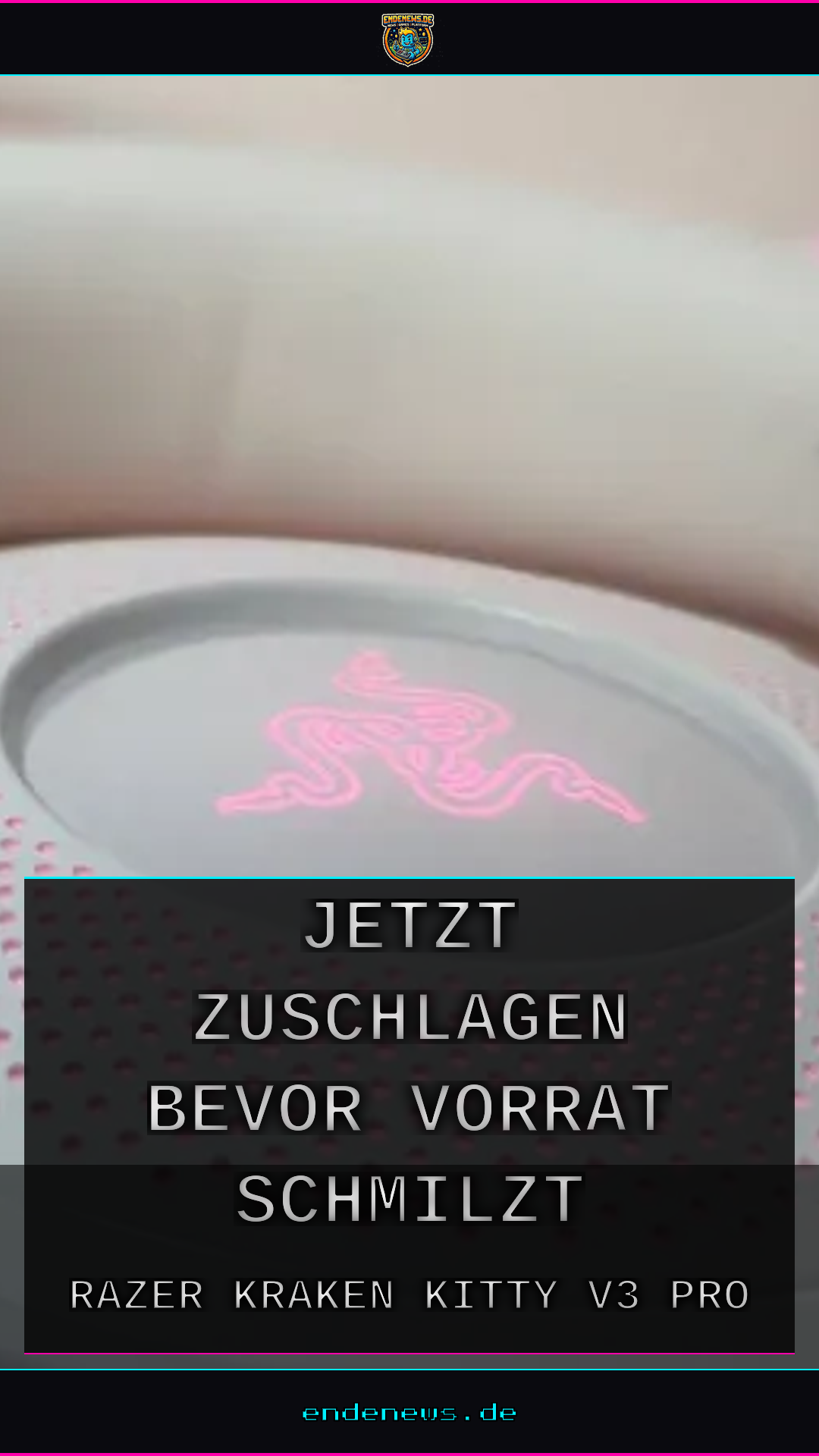 Razer Kraken Kitty V3 Pro zum Tiefstpreis: Jetzt zuschlagen, bevor der Vorrat schmilzt