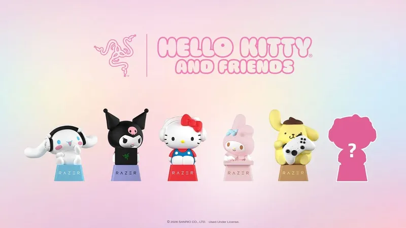 Razer und Sanrio: Hello Kitty & Friends ballern jetzt mit echter Gamer-Hardware auf den Tasten