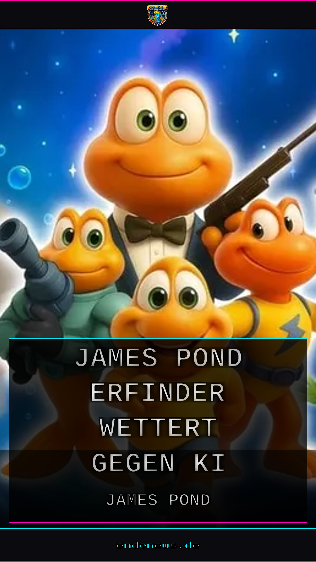 „Respektlos und seelenlos“: James-Pond-Erfinder wettert gegen KI-Remake