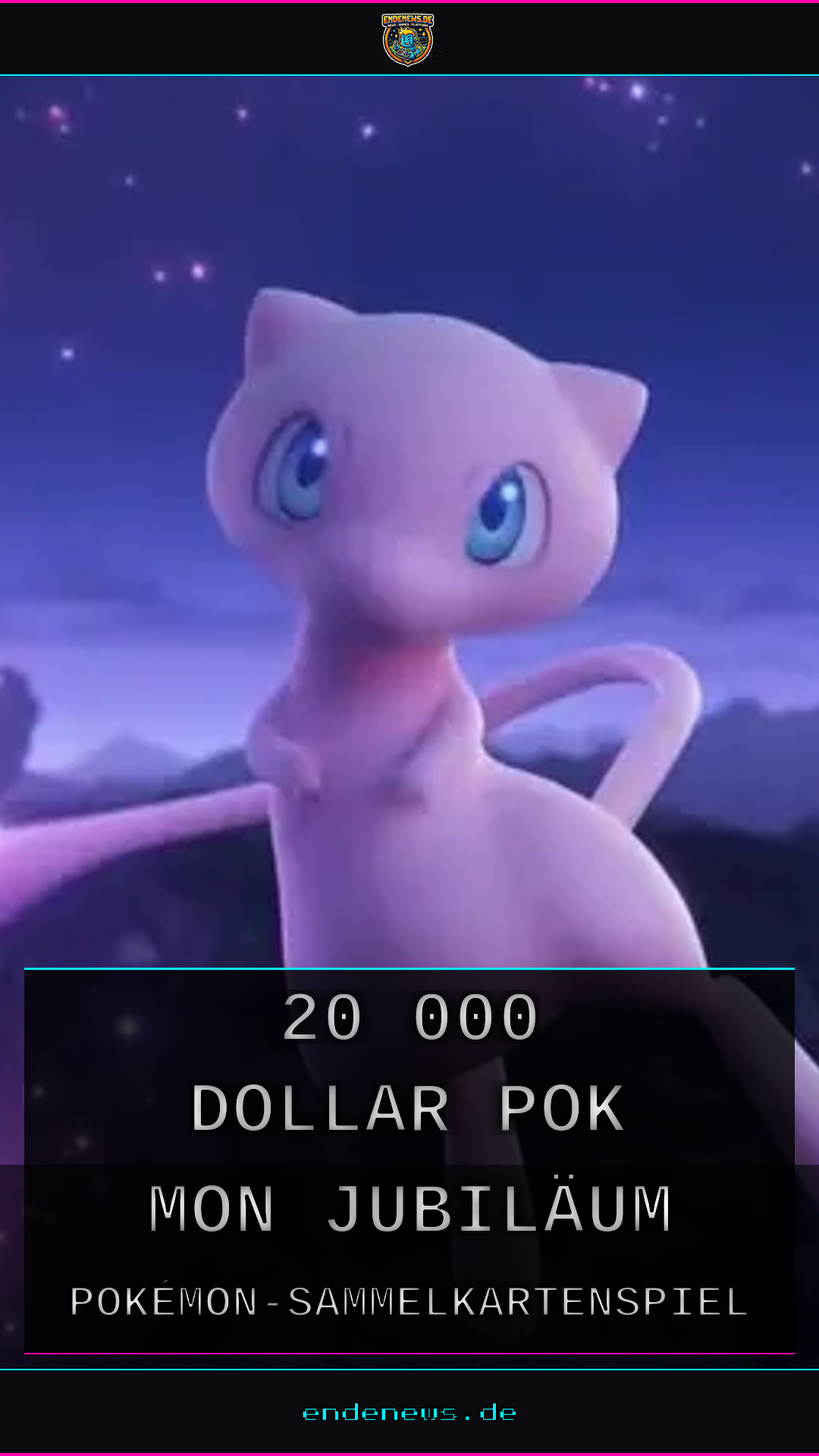 RGB-Mew-Karten: 20.000 Dollar für Pokémon-Jubiläum