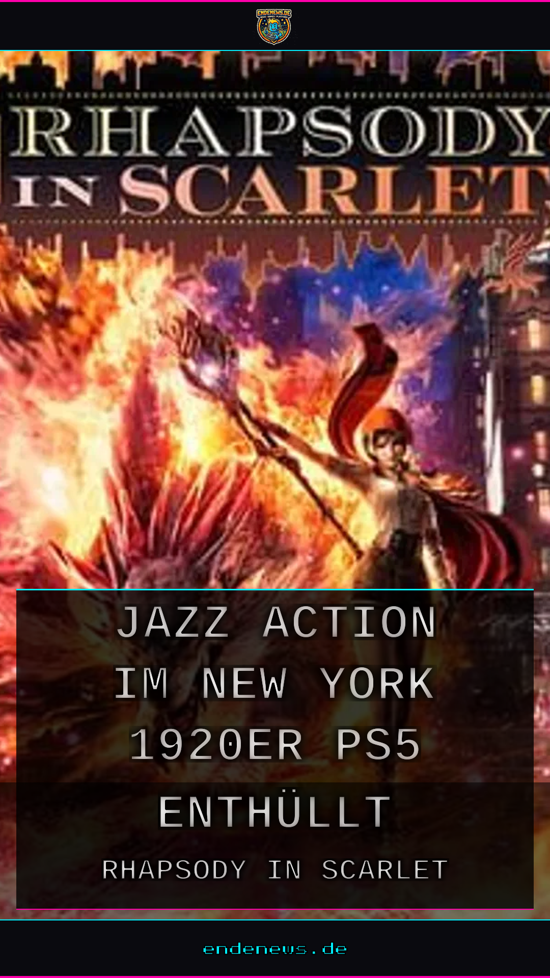 Rhapsody in Scarlet: Jazz-Action im New York der 1920er für PS5 enthüllt