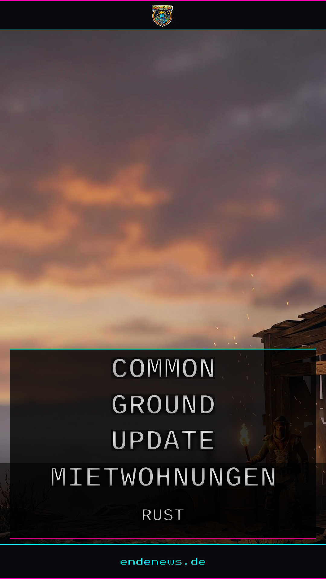 Rust: Common Ground Update - Mietwohnungen und Shops mit täglicher Scrap-Miete