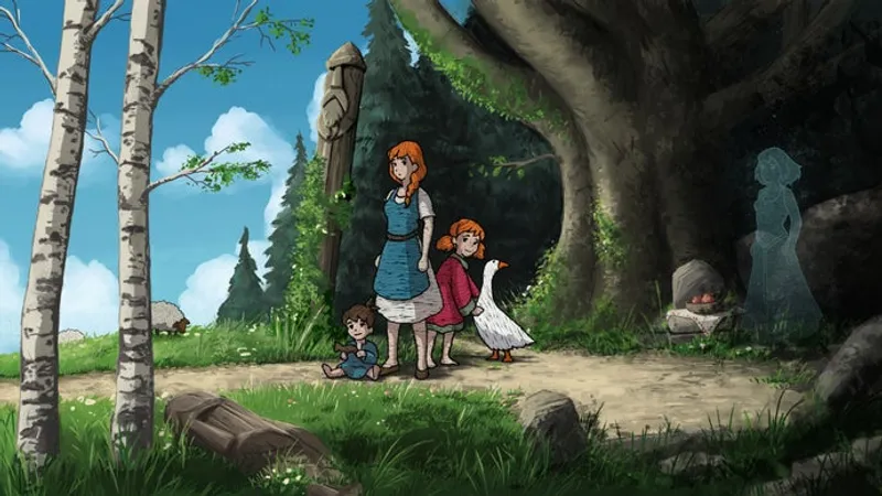 Scarlet Deer Inn: Ein gesticktes Plattformer-Märchen erscheint heute