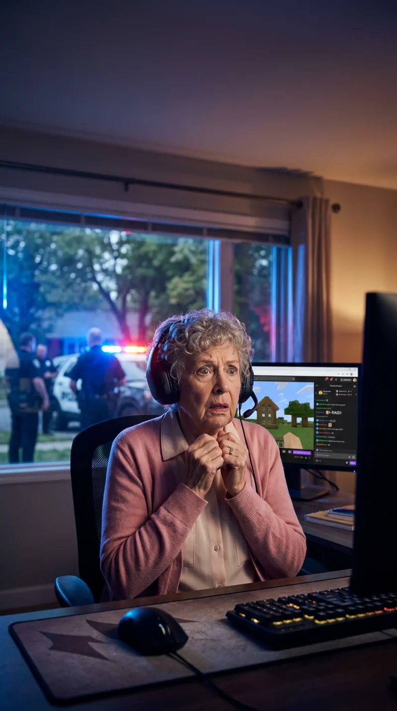Schockmoment für Streamerin: 81-jährige Minecraft-Legende GrammaCrackers Opfer von Swatting