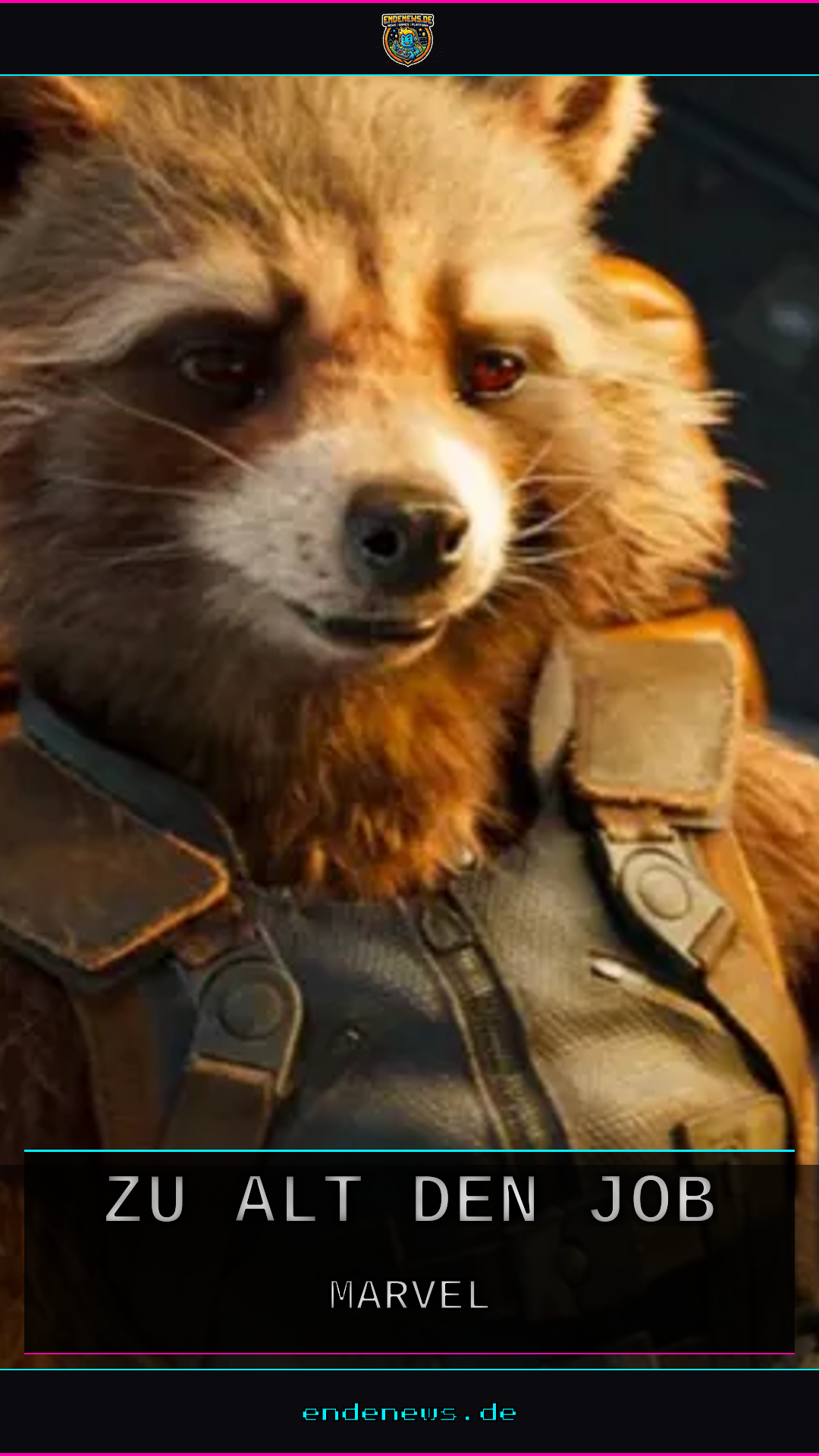 Sean Gunn beendet Rocket-Mocap: zu alt für den Job