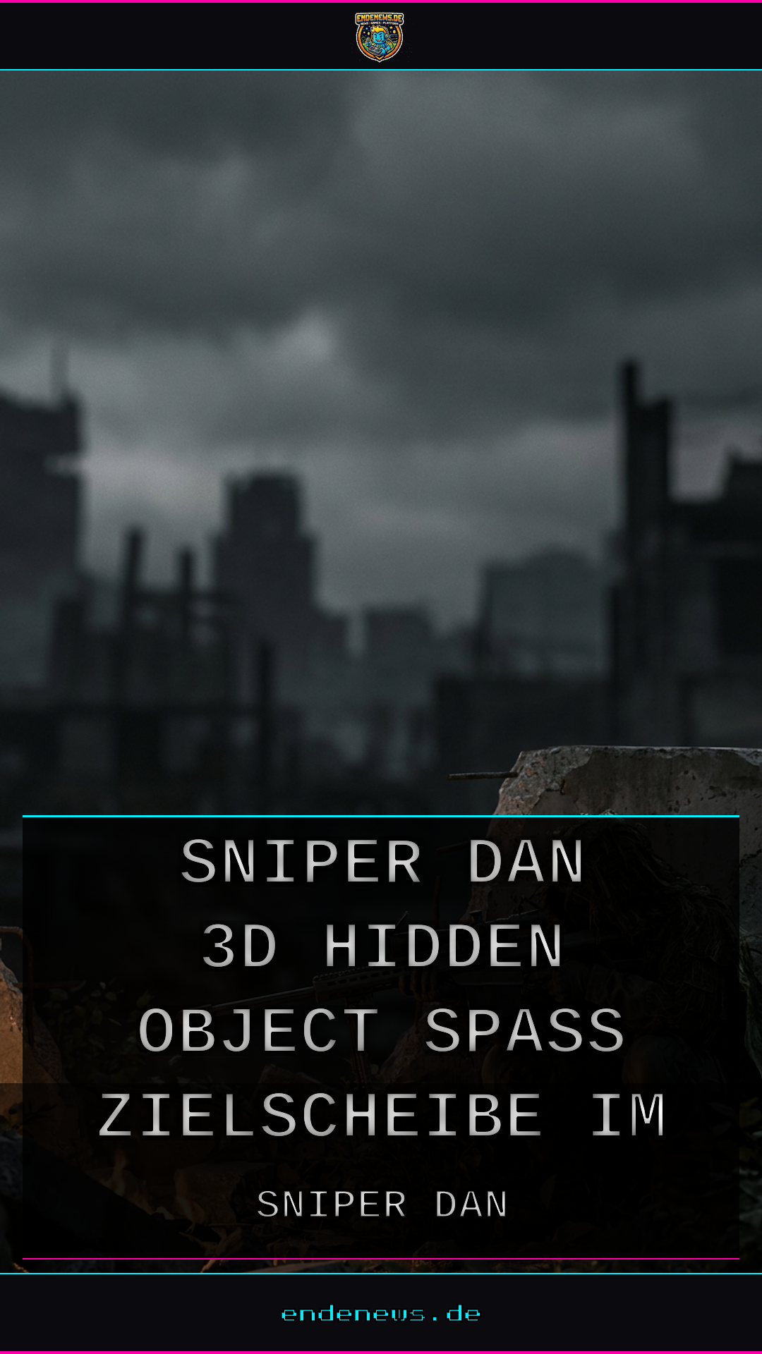 'Sniper Dan', 3D-Hidden-Object-Spaß mit Zielscheibe im September