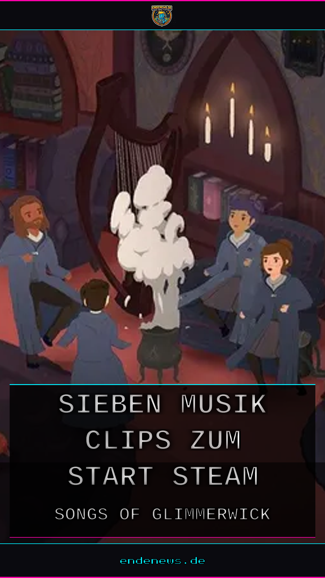 Songs of Glimmerwick: Sieben Musik-Clips zum Start auf Steam