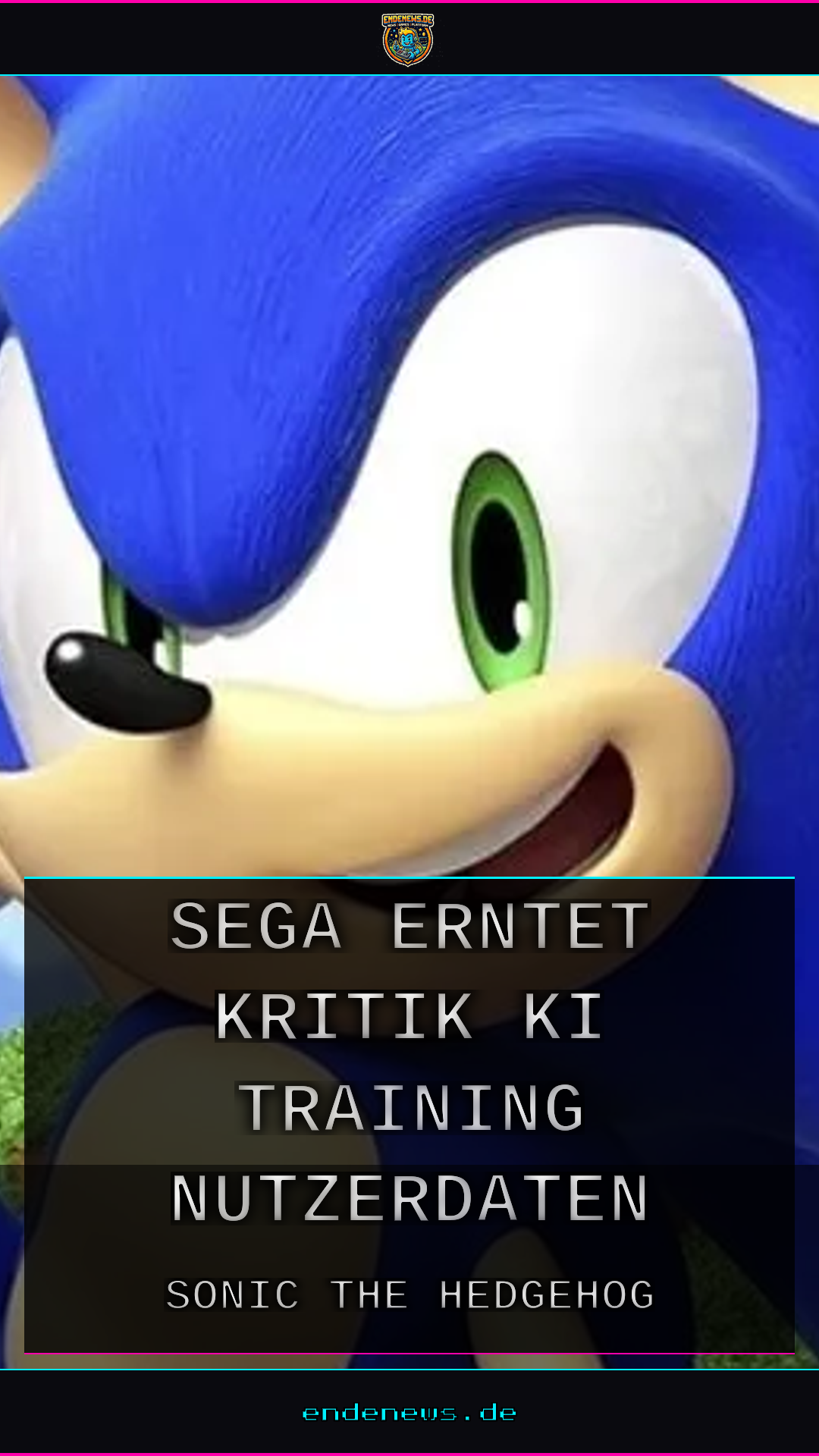 Sonic-ARG unter Beschuss: Sega erntet Kritik für KI-Training mit Nutzerdaten