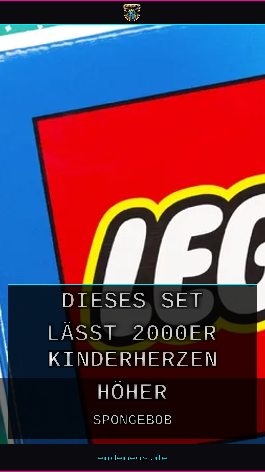 SpongeBob als Lego-Modell: Dieses Set lässt 2000er-Kinderherzen höher schlagen