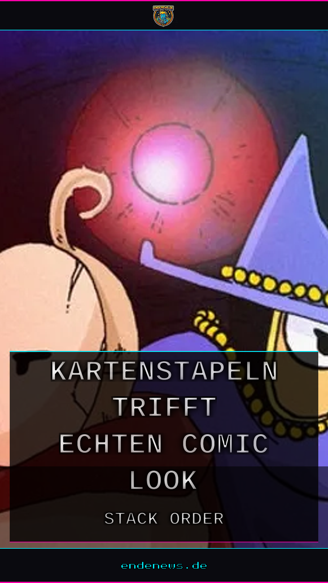 Stack Order: Kartenstapeln trifft auf echten Comic-Look