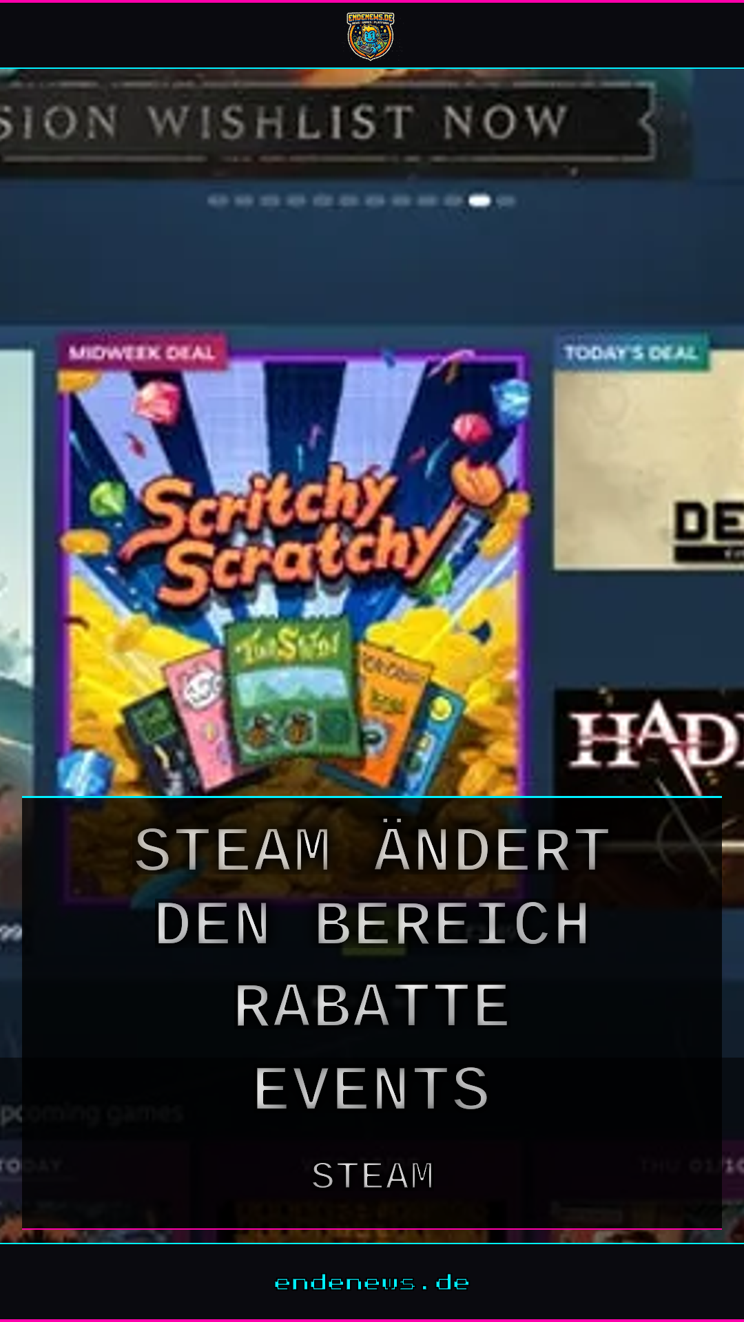 Steam ändert den Bereich für Rabatte und Events