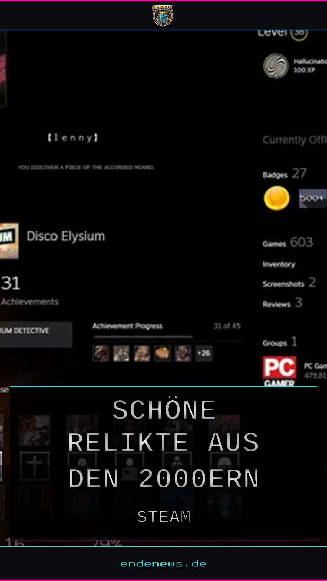 Steam-Profile: schöne Relikte aus den 2000ern