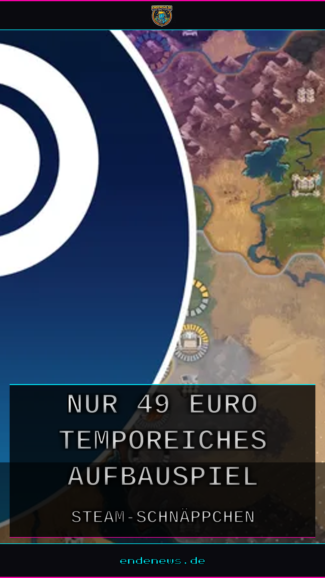 Steam-Schnäppchen: Nur 4,49 Euro für temporeiches Aufbauspiel