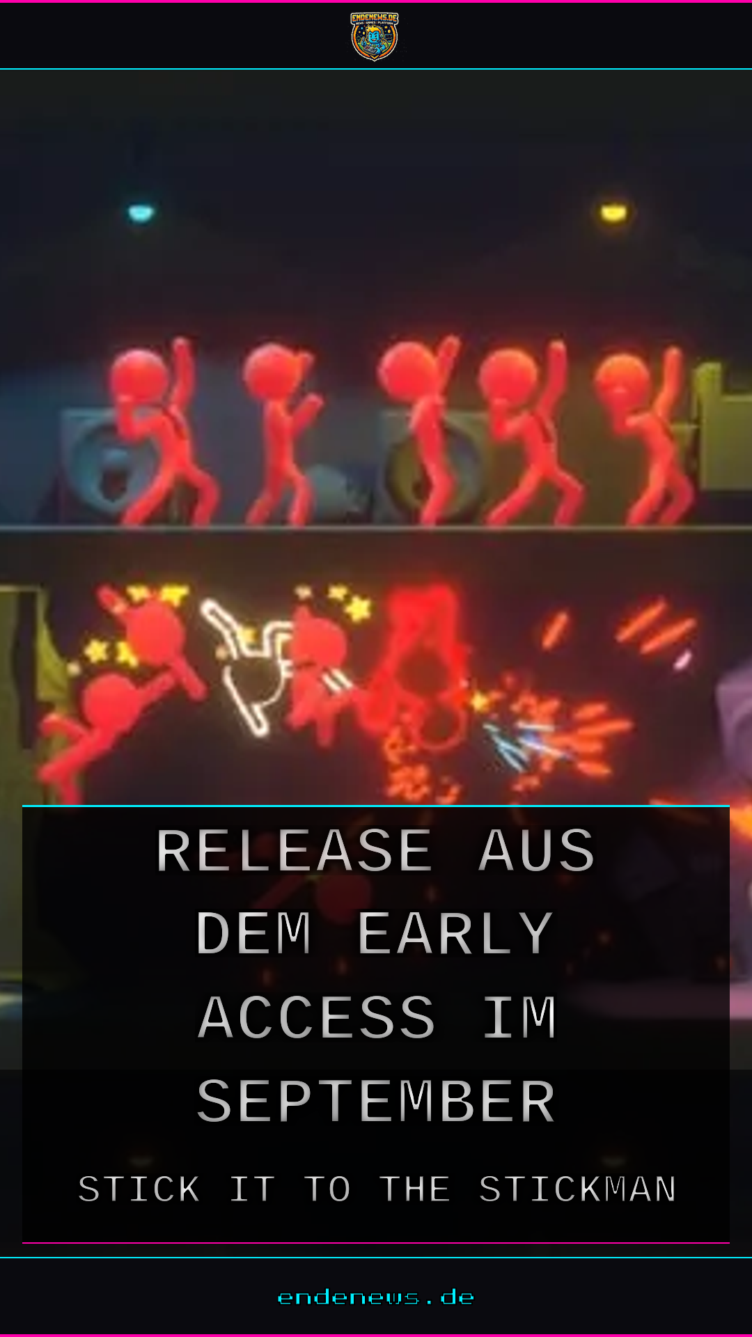 Stick It to the Stickman: Release aus dem Early Access im September
